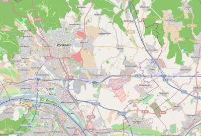 Location map Wiesbaden