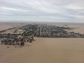 Luftbildaufnahme von Oranjemund (2019)