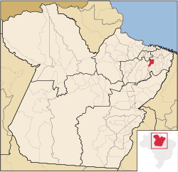 Location in Pará  state