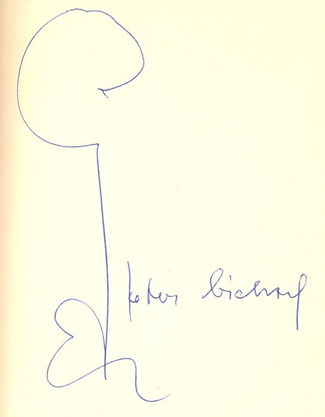 signature de Peter Bichsel