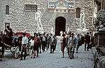 Piazza della Signoria a Firenze nel 1967