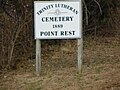 Present town cemetery