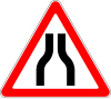 1.18.1 Road narrows on both sides
