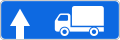 6.15.1 Wegweiser für Lastkraftwagen (geradeaus)