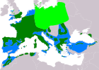 Aire de répartition du Roitelet à triple bandeau