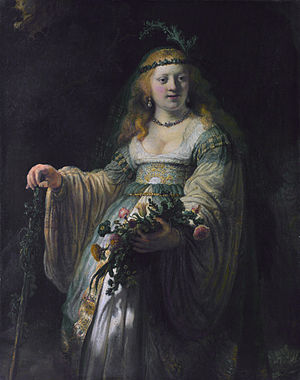 Portrait of Flora Rembrandt van Rijn, 1635