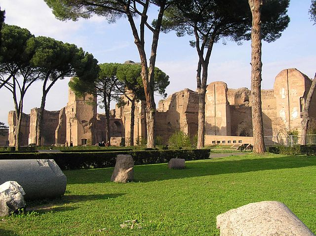 Termas de Caracalla en la actualidad. Fuente: Wikipedia