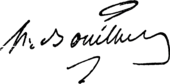 signature de Louis-Hyacinthe Bouilhet