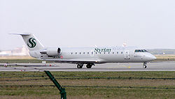 Canadair CRJ-200LR der Styrian Spirit