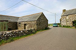 The main road between St Ives and St Just at Porthmeor - geograph.org.uk - 292383.jpg