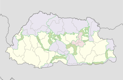 Location map Thrumshingla National Park