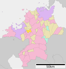 Location of Umi in Fukuoka Prefecture