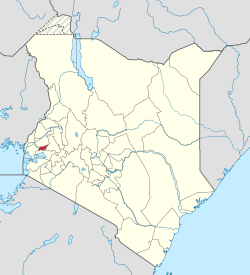 Расположение в Кении