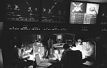 Viking control room at the Jet Propulsion Laboratory, days before the landing of Viking 1. Viking control room.jpg