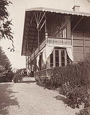 Villa Fridhem på 1890-talet fotograferad av Carl Curman.