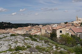 Gezicht op Rochefort-du-Gard