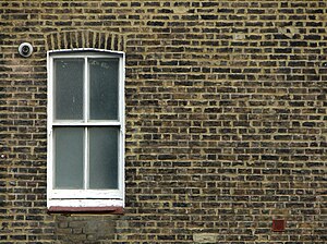 A sash window in Paddington, City of Westminst...