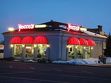 Yocco's Hot Dogs, founded in 1922 by Lee Iacocca's uncle Theodore Iacocca, maintains four popular locations in Allentown and its suburbs Yocco's, Trexlertown, PA (2).JPG