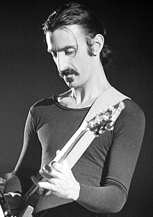 Zappa performing in Ekeberghallen, Oslo, on January 16, 1977