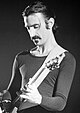 Frank Zappa in der Ekeberghallen, Oslo, Norwegen am 16. Januar 1977. Aufnahme von Helge Øverås.