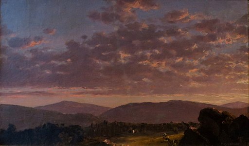 Frederic Edwin Church, Twilight in the Catskills, 1849