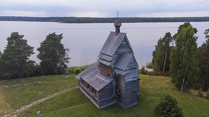 34. Георгиевская церковь, Родионово (Юксовичи), Подпорожский район, Ленинградская область Автор — Полушин Данил