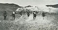 1942年抗日战争八路军358旅在田家会战斗向日军发起冲锋