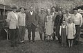 Family of German colonists, in the agricultural expansion in Aysén, year 1951.