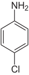 Struktur von 4-Chloranilin