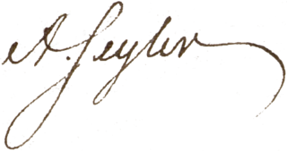 signature d'Abel Seyler