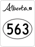 Highway 563 shield