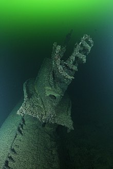 Wreck of Russian submarine Akula was found in 2014 near Hiiumaa, Estonia. Allveelaeva "Akula" vrakk.JPG