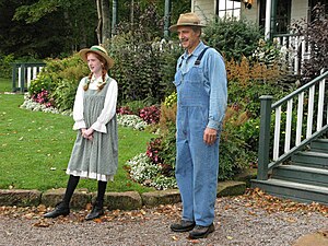 Actors at the Anne of Green Gables museum in C...