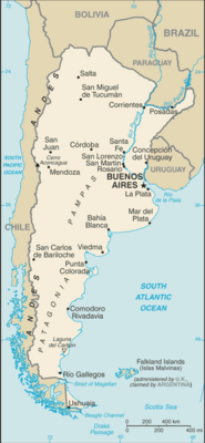 Argentine - Carte