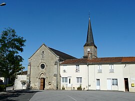 The church in Boussais