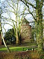 De kasteeltoren van Burg Stickhausen