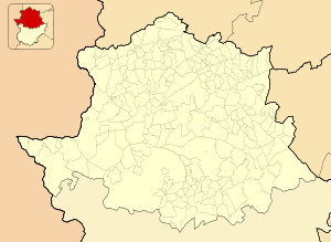 Cáceresの位置（カセレス県内）