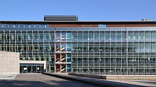 "Palais du Verre" seen from the front.