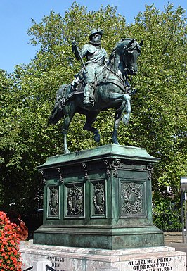 Standbeelden van Willem van Oranje in Den Haag