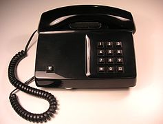 Ericssons erstes Drucktastentelefon Diavox, (zusammen mit Televerket entwickelt), schwedisches Standardtelefon ab 1978