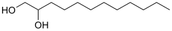 Strukturformel von 1,2-Dodecandiol