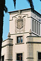 Bâtiment des postes de La Orotava frappé de l'aigle de San Juan.