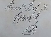 signature de Francisco José de Caldas