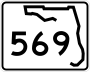 State Road 569 marker