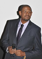 Whitaker presenting the film My Own Love Song in Paris, 2010 Forest Whitaker 2010.jpg