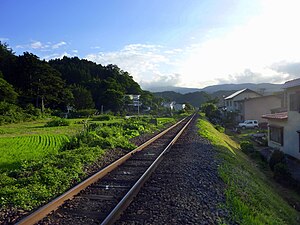 Gono Line near Mutsu-Yanagita Station