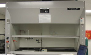 A constant-velocity fume hood (N)