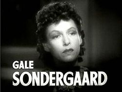 Gale Sondergaard 1938.
