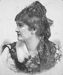 Irma Reichová en 1884