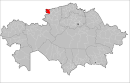Distretto di Qarabalyq – Localizzazione